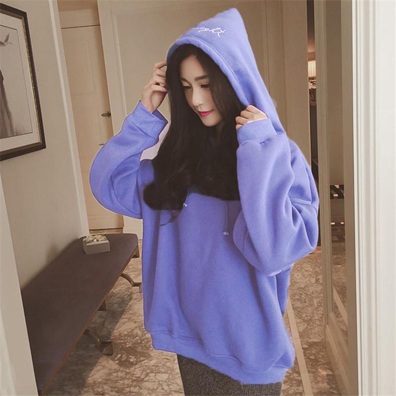 N Fashion เสื้อแขนยาวแฟชั่น มีฮู้ด (สีฟ้าคราม) รุ่น 1899