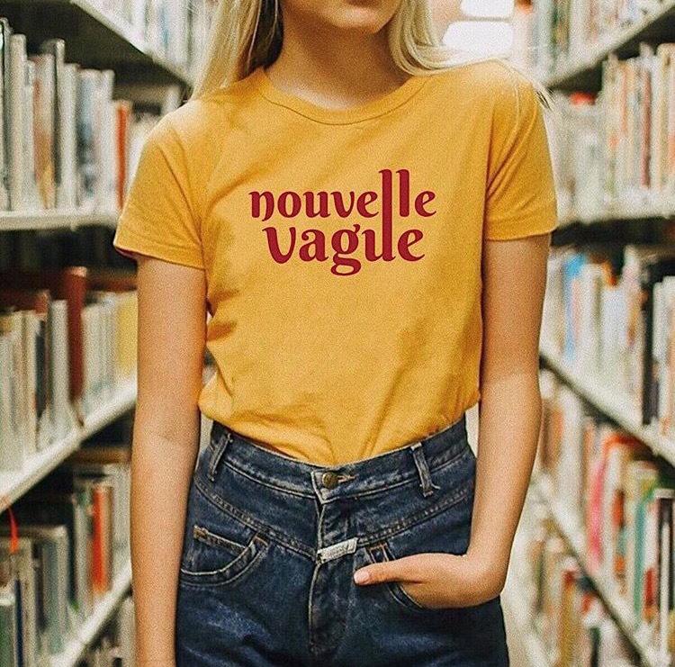 dudeandco-Nouvelle vague เสื้อยืด dudeandco-Nouvelle vague เสื้อยืด