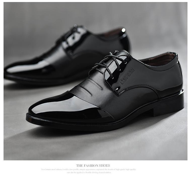 Casual shoes รองเท้าคัทชู รองเท้าหนัง (สีดำ)