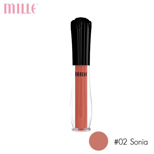 Mille ลิปจิ้มจุ่มเนื้อแมตท์ Satin Matte Liquid Lip 1.7 g. Mille ลิปจิ้มจุ่มเนื้อแมตท์ Satin Matte Liquid Lip 1.7 g.