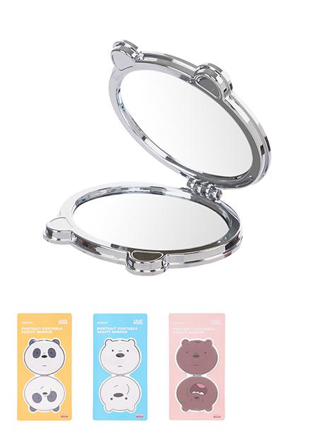 MINISO กระจกสองด้านลายWeBareBears (สามารถเลือกลายได้) MINISO กระจกสองด้านลายWeBareBears (สามารถเลือกลายได้)