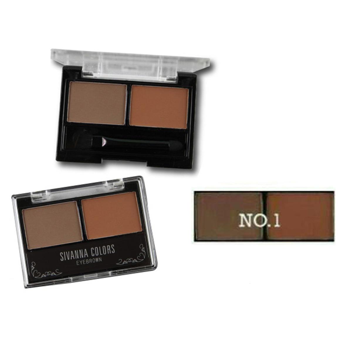 Sivanna Eyebrow 2 Colors แป้งอัดแข็งเขียนคิ้ว