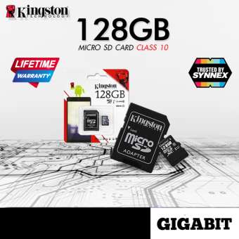 Kingston Micro SD Card Class 10 ความเร็ว 80 MB / s / รับประกันสินค้าโดย Synnex Thailand