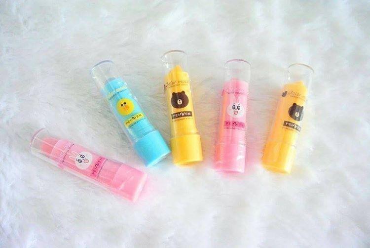 ลิปมันเปลี่ยนสี รูปไลน์ PEIYEN น่ารักมุ่งมิ้งแท่งละ35บาท. 1สีเลือกได้ไม่เกิน2แท่ง!!!! ลิปมันเปลี่ยนสี รูปไลน์ PEIYEN น่ารักมุ่งมิ้งแท่งละ35บาท. 1สีเลือกได้ไม่เกิน2แท่ง!!!!