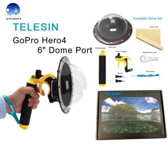 TELESIN GoPro Hero4 6" Dome Port TELESIN GoPro Hero4 6นิ้ว โดมพอร์ต
