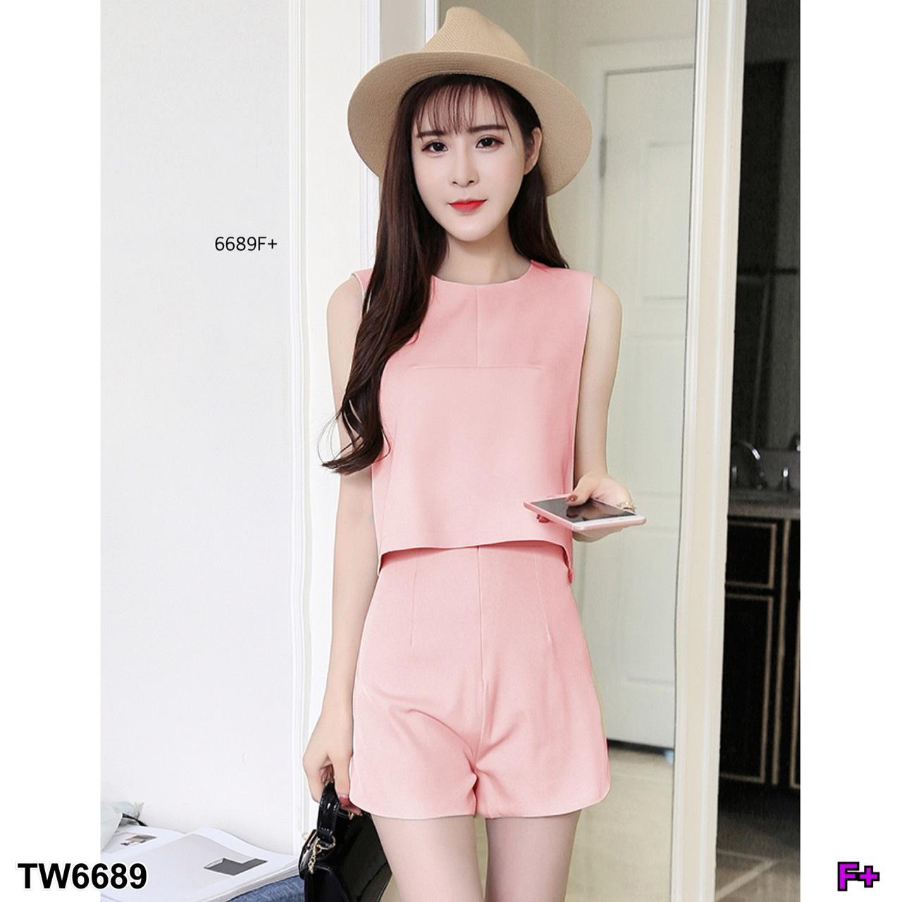 TW6689 Set เสื้อผูกริบบิ้นหลัง+กางเกง**สอบถามสินค้าก่อนสั่งซื้อ TW6689 Set เสื้อผูกริบบิ้นหลัง+กางเกง**สอบถามสินค้าก่อนสั่งซื้อ