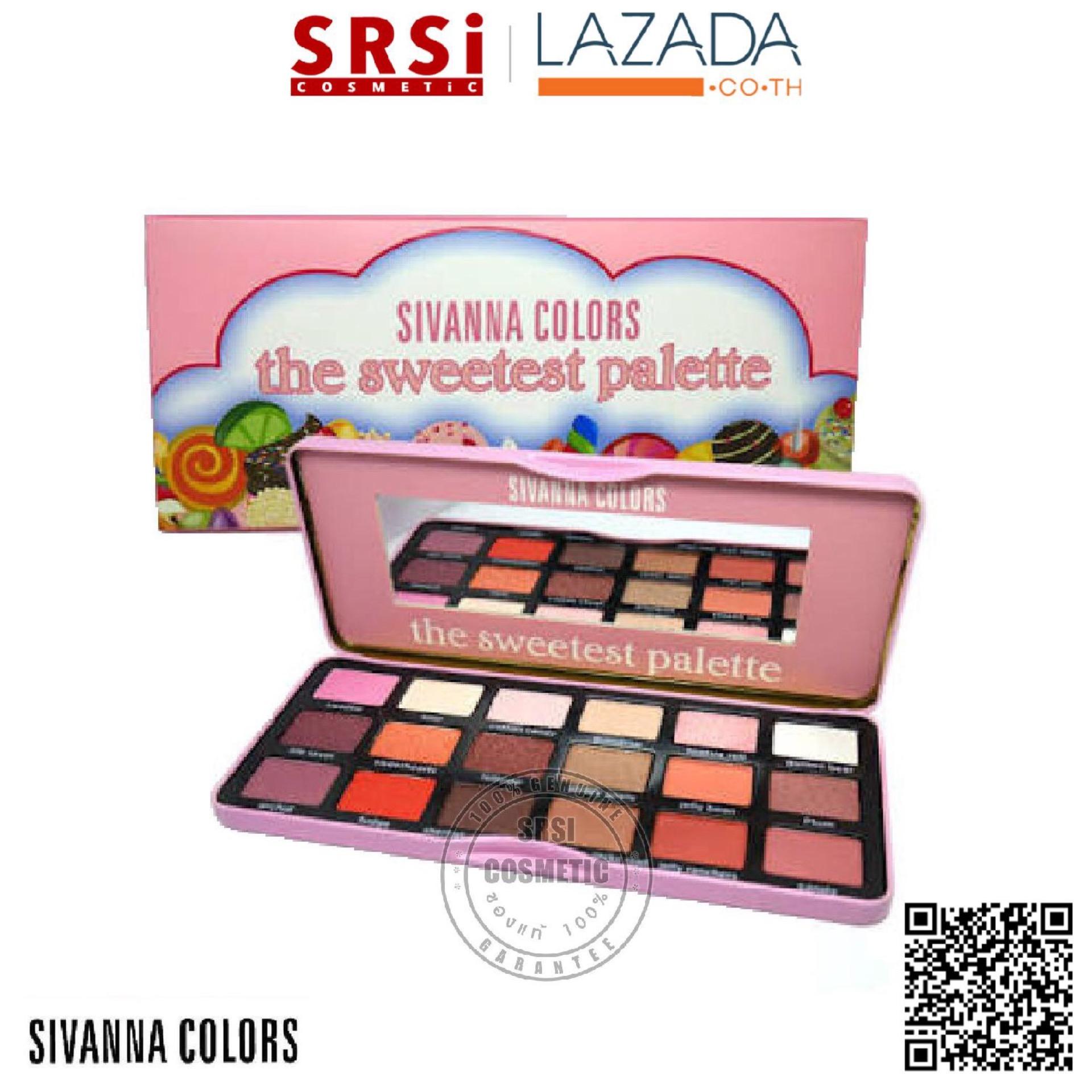 Sivanna Eyeshadow Palette (HF7006) : ซิวานน่า อายแชโดว์ พาเลท x 1 ชิ้น @SRSi