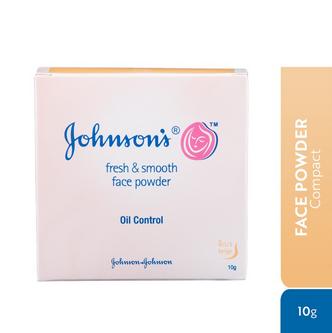 แป้งทาหน้า จอห์นสัน JOHNSON FRESH & SMOOTH FACE POWDER OIL CONTROL 10g.