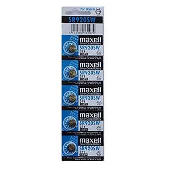 ถ่านกระดุม ถ่านนาฬิกา SR920SW 371/1.55V sr 920 sw Maxell Calcuator Battery ถ่านกลม นาฟิกา เครื่องคิดเลข