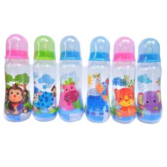 BABYKIDS95 ขวดนม คอแคบ (6 ขวด) 8 oz BPA FREE -ทรงเอว Curve