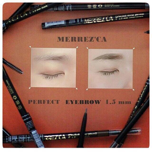 !!!!#!แพคคู่*ได้2แท่งค่ะ!#! ดินสอเขียนคิ้วเมอเรซก้า รุ่นสลิม Merrezca Perfect Brow Pencil 1.5 mm. คิ้ว คม ชัด สวย เป๊ะ