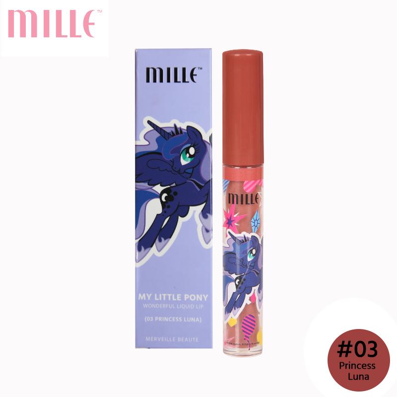 Mille ลิปจิ้มจุ่มโพนี่ My Little Pony Wonderful Liquid Lip 3.5 ml. Mille ลิปจิ้มจุ่มโพนี่ My Little Pony Wonderful Liquid Lip 3.5 ml.