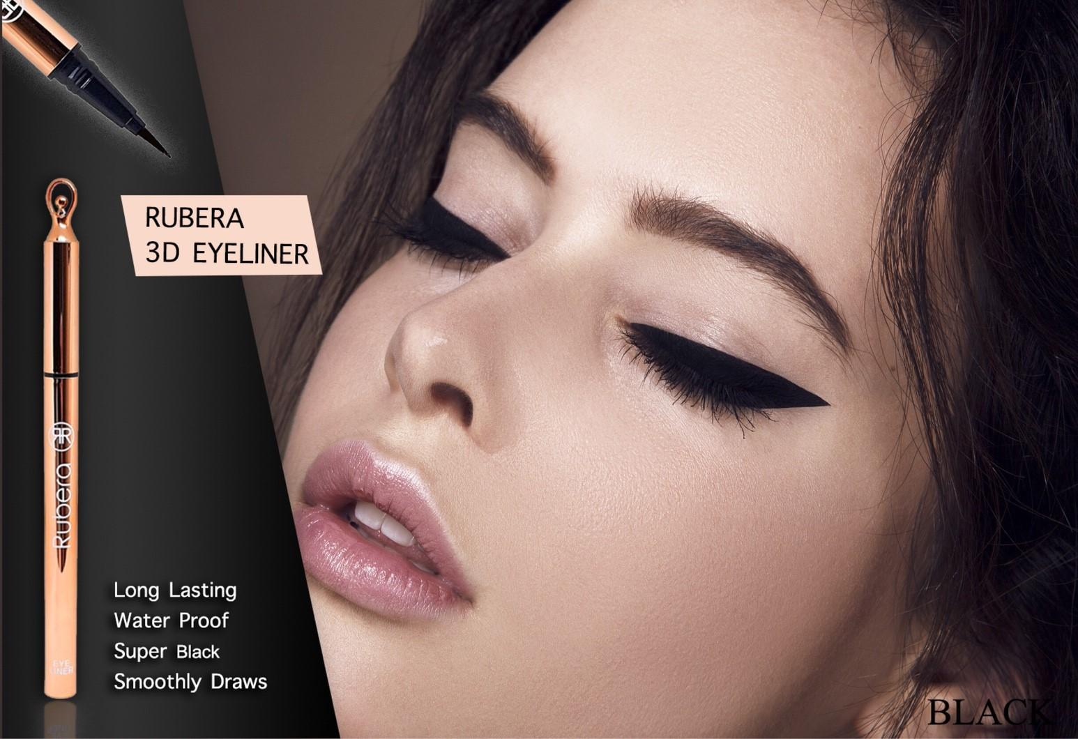 อายไลน์เนอร์ สีดำ รูบีร่า RUBERA eyeliner 3D