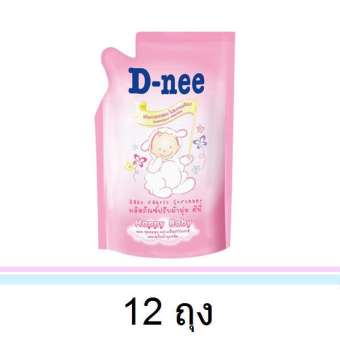 ดีนี่ ปรับผ้านุ่ม ชมพู 600มล.-เติม 12 ถุง