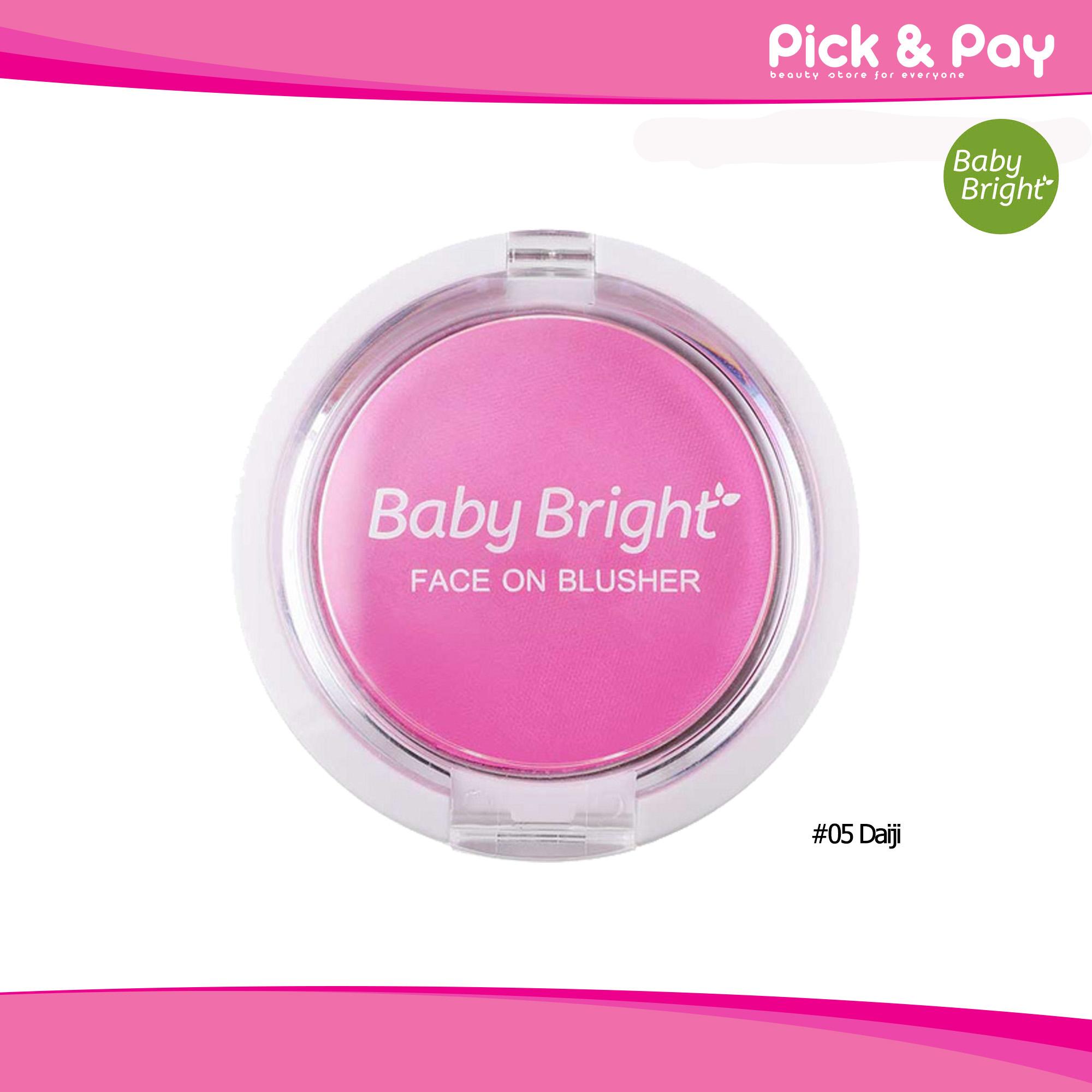 Baby Bright Face On Blusher 5g เฟสออน บลัชออน แมทท์ เบบี้ไบร์ท