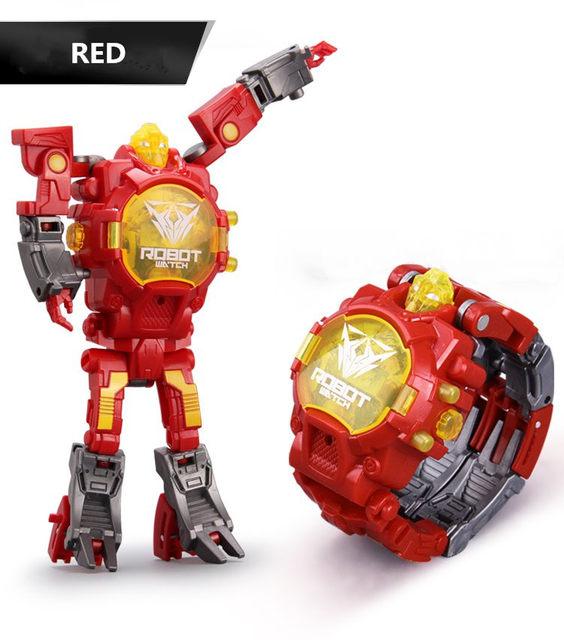 Deformation Robot Watch นาฬิกาหุ่นยนต์ รุ่น Red Deformation Robot Watch นาฬิกาหุ่นยนต์ รุ่น Red