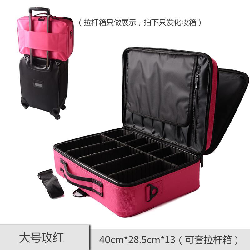 Lexni กระเป๋าเครื่องสำอาง มีหลายชั้น วางบนรถเข็นได้ ไซส์ใหญ่ Lexni กระเป๋าเครื่องสำอาง มีหลายชั้น วางบนรถเข็นได้ ไซส์ใหญ่