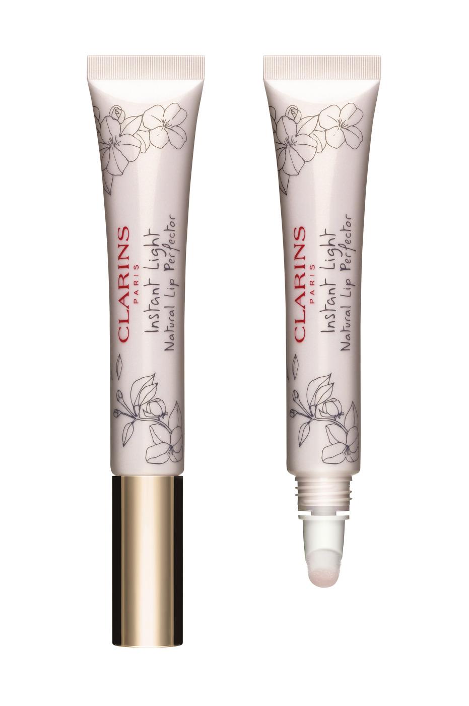 CLARINS ลิปกลอสสีชมพูอ่อน ประกายมุก Instant Light Natural Lip Perfector #15 12ml. CLARINS ลิปกลอสสีชมพูอ่อน ประกายมุก Instant Light Natural Lip Perfector #15 12ml.