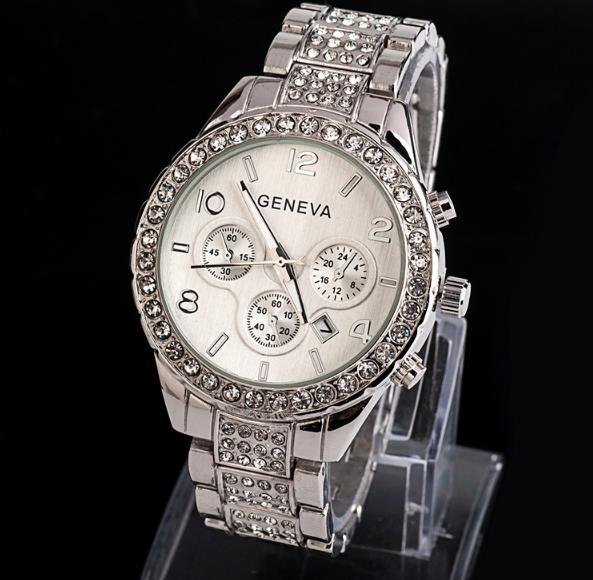 ลดเพิ่มอีก 50฿ ! Geneva นาฬิกาข้อมือผู้หญิง WP8502 (Silver) พิเศษแถมซองนาฬิกาสวยหรู ลดเพิ่มอีก 50฿ ! Geneva นาฬิกาข้อมือผู้หญิง WP8502 (Silver) พิเศษแถมซองนาฬิกาสวยหรู