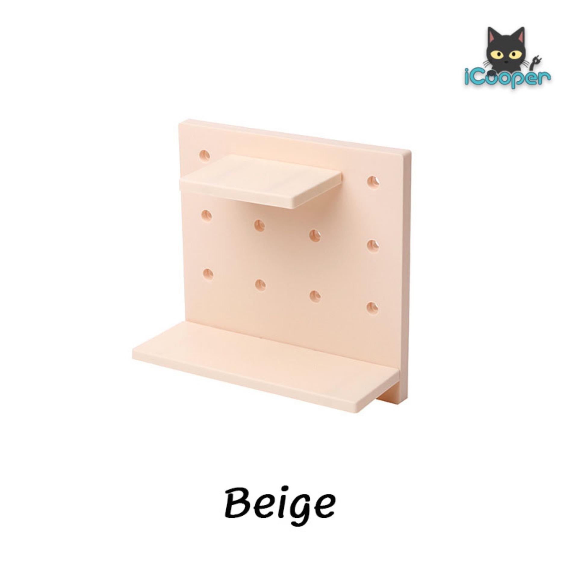 ROLING - Plastic Hole Board Storage ชั้นวางพลาสติกติดผนัง วัสดุ PP แข็งแรง สำหรับวาง แขวนของใช้ ของตกแต่งต่างๆ ใช้ได้ทั้งห้องน้ำ ห้องครัว ห้องนั่งเล่น ROLING - Plastic Hole Board Storage ชั้นวางพลาสติกติดผนัง วัสดุ PP แข็งแรง สำหรับวาง แขวนของใช้ ของตกแต่งต่างๆ ใช้ได้ทั้งห้องน้ำ ห้องครัว ห้องนั่งเล่น