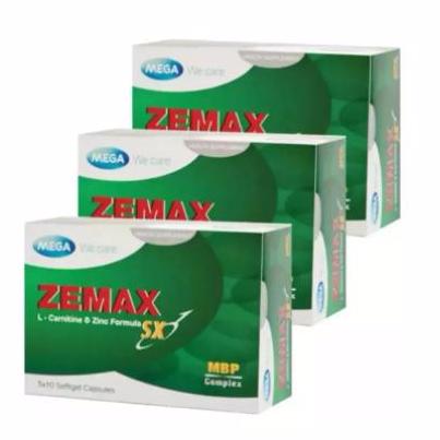 Mega We Care Zemax SXอาหารเสริมฟิตความเป็นชาย(3กล่อง/ 30เม็ด)