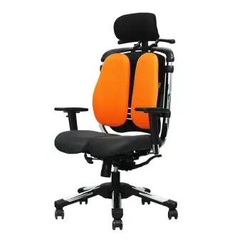 Hara Chair เก้าอี้สํานักงานเพื่อสุขภาพ NIETZSCHE 2(สีส้ม)