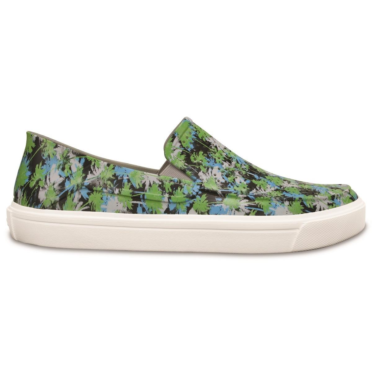 CROCS CITILANE ROKA TROPICAL SLIP-ON-ELECTRIC BLUE/WHITE-MEN