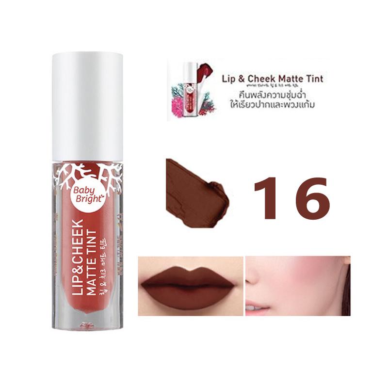 ลิป Baby Bright Lip & Cheek Matte Tint 2.4g ลิปทินท์+แก้มเนื้อแมท ลิป Baby Bright Lip & Cheek Matte Tint 2.4g ลิปทินท์+แก้มเนื้อแมท