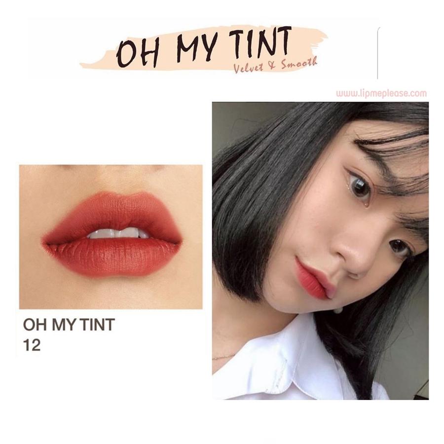 OH MY TINT สี 01-14 (โอ้มายตินท์) ลิปทิ้นเนื้อละมุน 4.5 กรัม OH MY TINT สี 01-14 (โอ้มายตินท์) ลิปทิ้นเนื้อละมุน 4.5 กรัม
