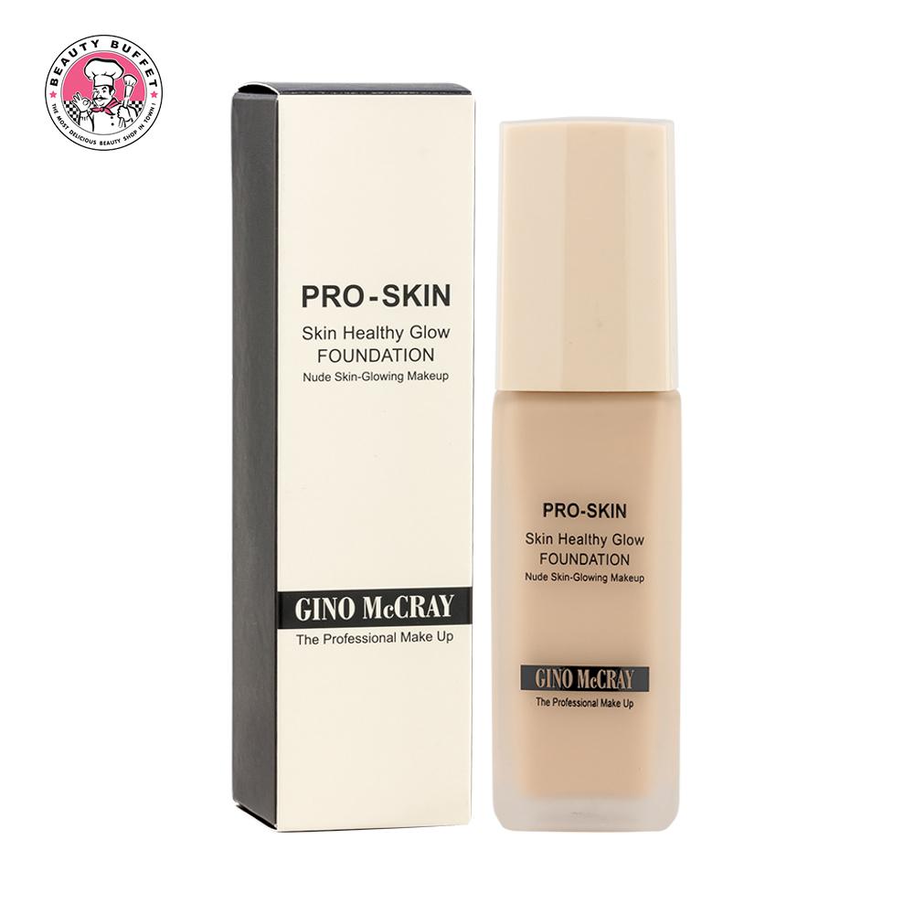 GINO MCCRAY THE PROFESSIONAL MAKE UP SKIN HEALTHY GLOW FOUNDATION จีโน่ แม็คเครย์ เดอะ โปรเฟสชั่นนอล เมคอัพ สกิน เฮลท์ตี้ โกลว์ ฟาวเดชั่น (40 ml)