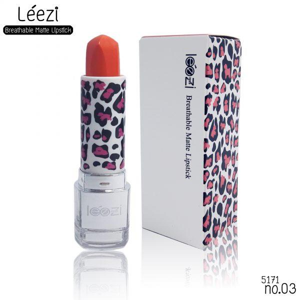 (ลิปแมท/ถูก/หมดแล้วหมดเลย)ลิปสติก lipstik MF leeZi Breathable Matte Lipstick no.5171