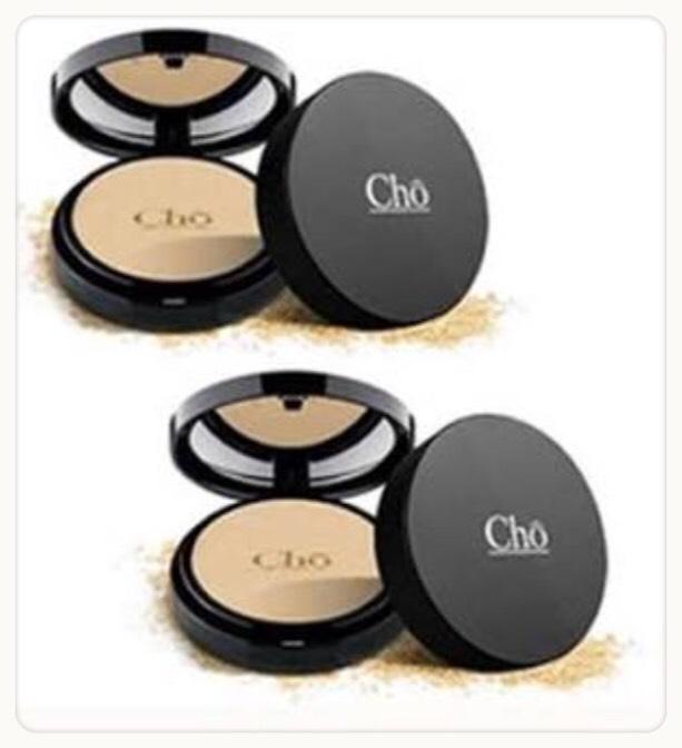 แป้งโช Cho โช ไมโครซิลค์** 2ตลับ** สูตร Anti-aging & vitamin Eแป้ง เนื้อใยไหมผสมรองพื้น มีทุกเบอร์ เลื่อกเบอร์ด้านล่าง