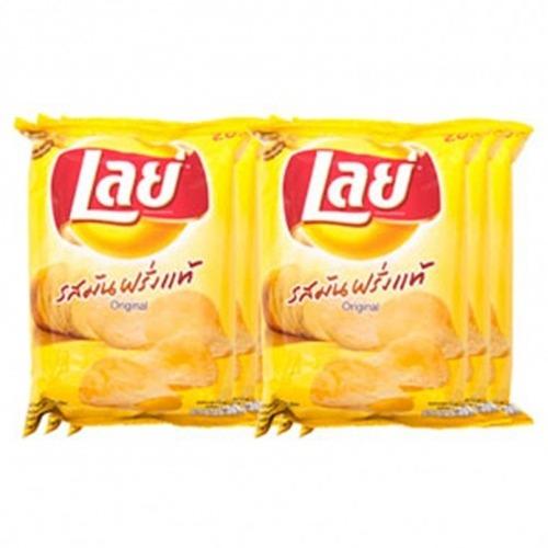 เลย์ มันฝรั่งทอดกรอบ รสออริจินัล ขนาด 50 กรัม แพ็ค 6