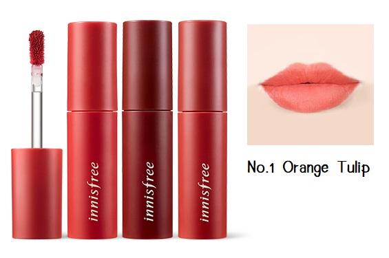 Innisfree Vivid cotton ink 4g ลิปสติกเนื้อลิควิดแมตต์ ชุ่มชื้นและอ่อนโยนต่อเรียวปาก Innisfree Vivid cotton ink 4g ลิปสติกเนื้อลิควิดแมตต์ ชุ่มชื้นและอ่อนโยนต่อเรียวปาก