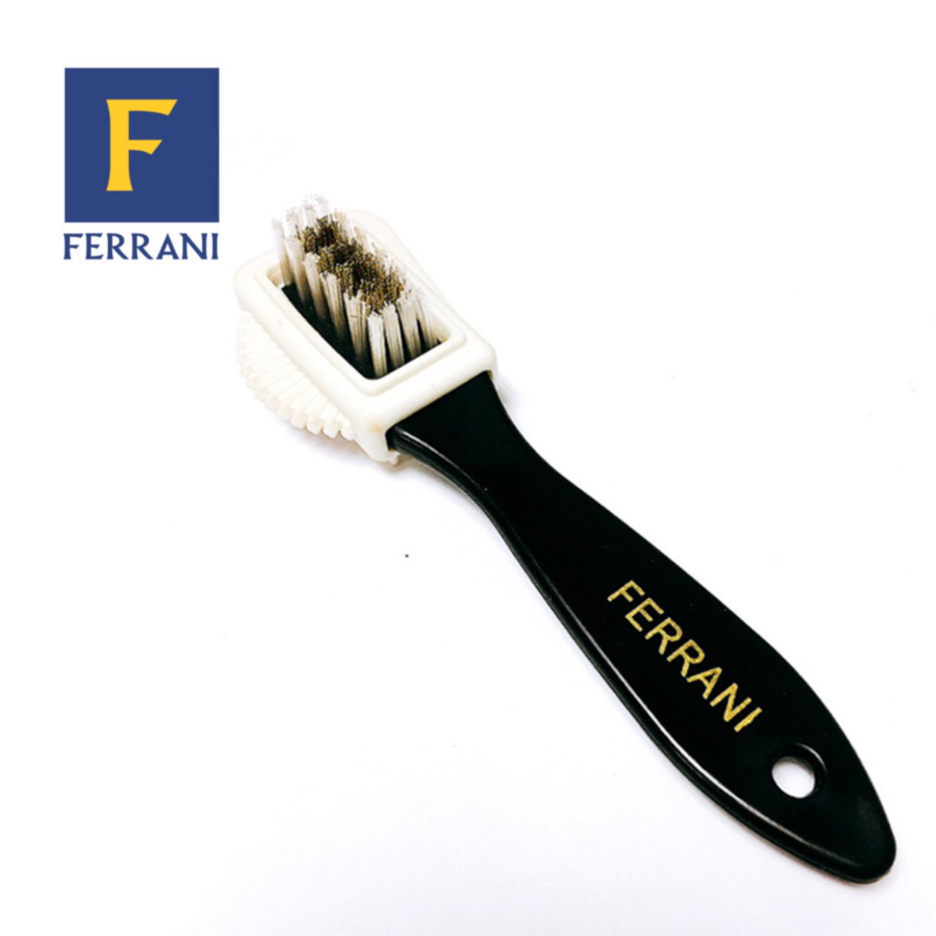 FERRANI แปรงหนังกลับ หนังนูบัค ชนิดด้ามจับ