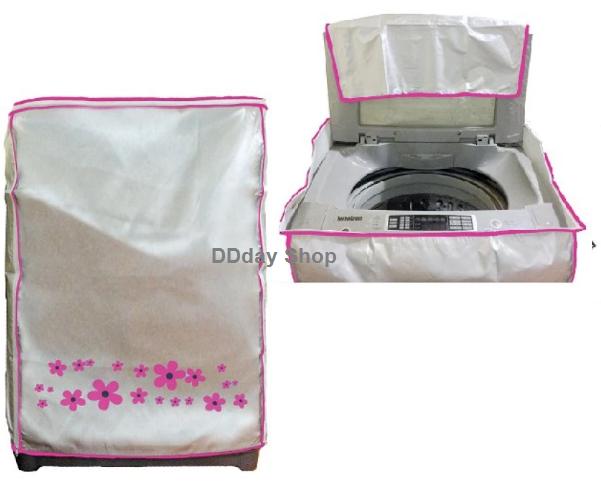 DD ผ้าคลุมเครื่องซักผ้าขนาด 10 กก. (สีชมพู)
