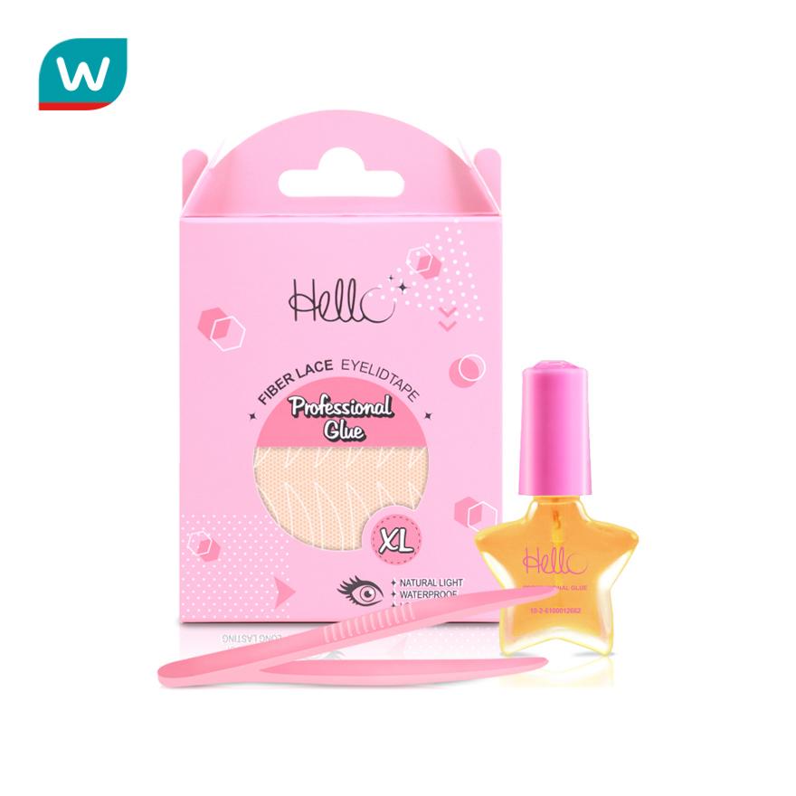 ฮัลโหล เทปติดตาสองชั้น รุ่นไฟเบอร์ตาข่าย (สูตร Professional) ไซส์ XL (60 คู่) ฮัลโหล เทปติดตาสองชั้น รุ่นไฟเบอร์ตาข่าย (สูตร Professional) ไซส์ XL (60 คู่)