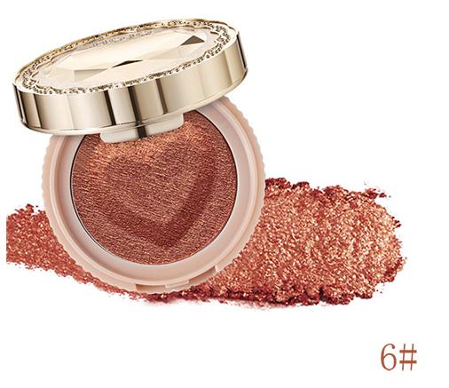 HOJO eyeshadow รูปหัวใจMatte Glitterชุด Palette กันเหงื่อ ของแท้ 100% เบอร์ #6