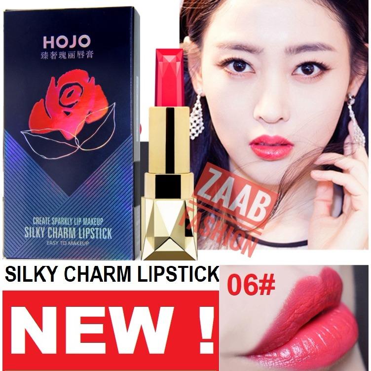 novo lipstick ของแท้100% (zaab fashion) HOJO SILKY CHARM LIPSTICK ลิปสติกเนื้อแมทมีมอยเจอร์ไรเซอร์ เนื้อแน่น เม็ดสีสวย กันน้ำ ติดทน แพ็คเกจสวยหรู คุ้มค่าเกินราคา HOJO แบรนด์น้องใหม่จากโนโว novo lipstick ของแท้100% (zaab fashion) HOJO SILKY CHARM LIPSTICK ลิปสติกเนื้อแมทมีมอยเจอร์ไรเซอร์ เนื้อแน่น เม็ดสีสวย กันน้ำ ติดทน แพ็คเกจสวยหรู คุ้มค่าเกินราคา HOJO แบรนด์น้องใหม่จากโนโว