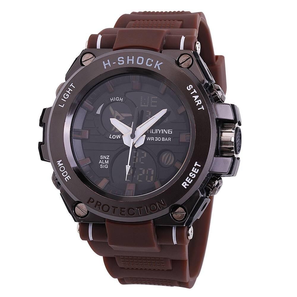 HUIYING HY6621 Sport Watch ดิจิตอลอิเล็กทรอนิกส์ นาฬิกาแฟชั่นผู้ชายกีฬานาฬิกากันน้ำ 30 เมตร พร้อมส่ง (มีเก็บเงินปลายทาง) R-080
