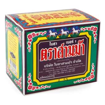 ชาตราสามม้า ใบชา เกรด A (กล่อง 80 กรัม) 10 กล่อง ชาตราสามม้า ใบชา เกรด A (กล่อง 80 กรัม) 10 กล่อง