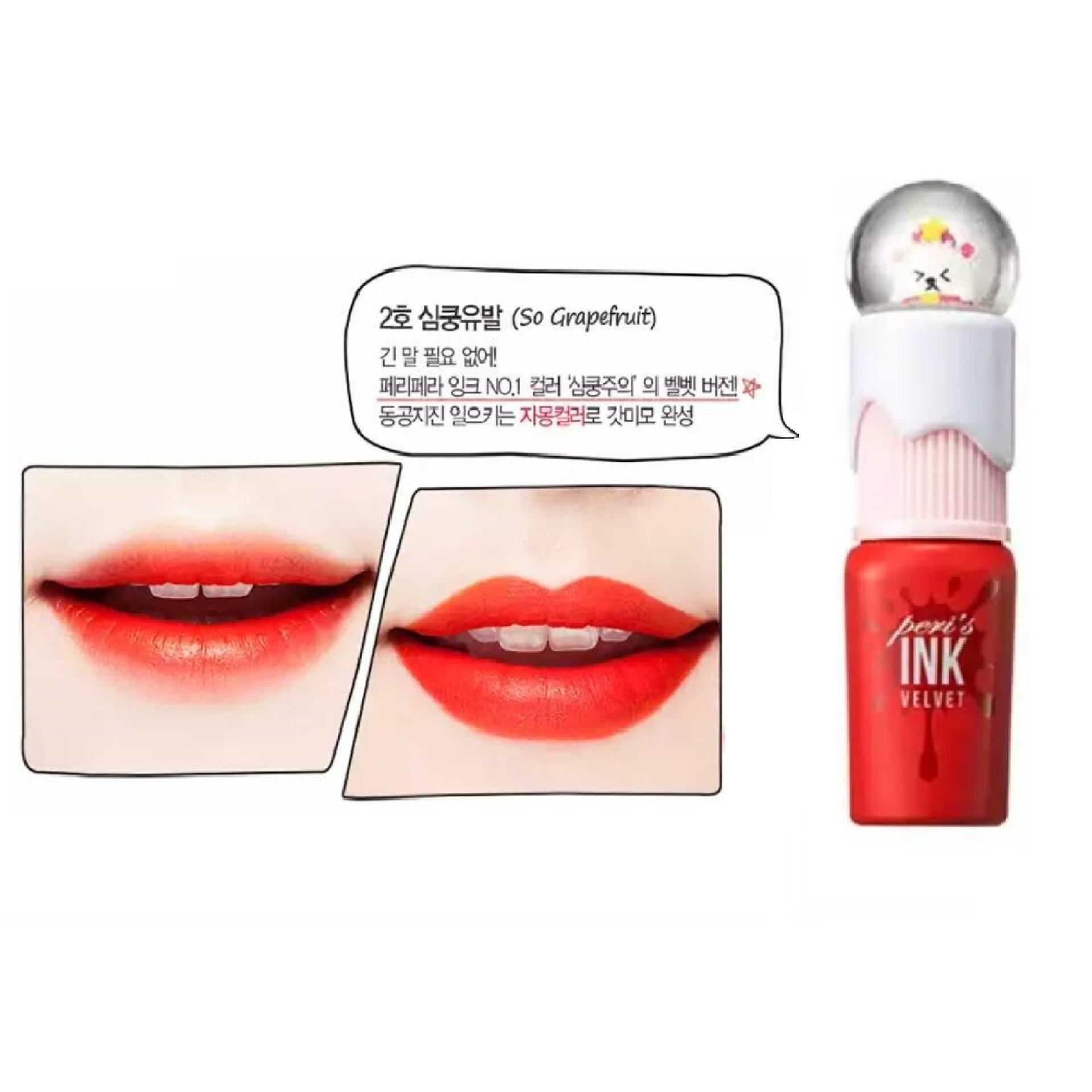 Peripera Pearly night ink velvet (Limited Edition 2017) **คละSnowball** ลิปเนื้อแมตครีมกำมะหยี่ สีสดใส แน่น มาในแพ็คเกจใหม่หัวสโนว์บอลวาววับ คิ้วท์ๆ Peripera Pearly night ink velvet (Limited Edition 2017) **คละSnowball** ลิปเนื้อแมตครีมกำมะหยี่ สีสดใส แน่น มาในแพ็คเกจใหม่หัวสโนว์บอลวาววับ คิ้วท์ๆ