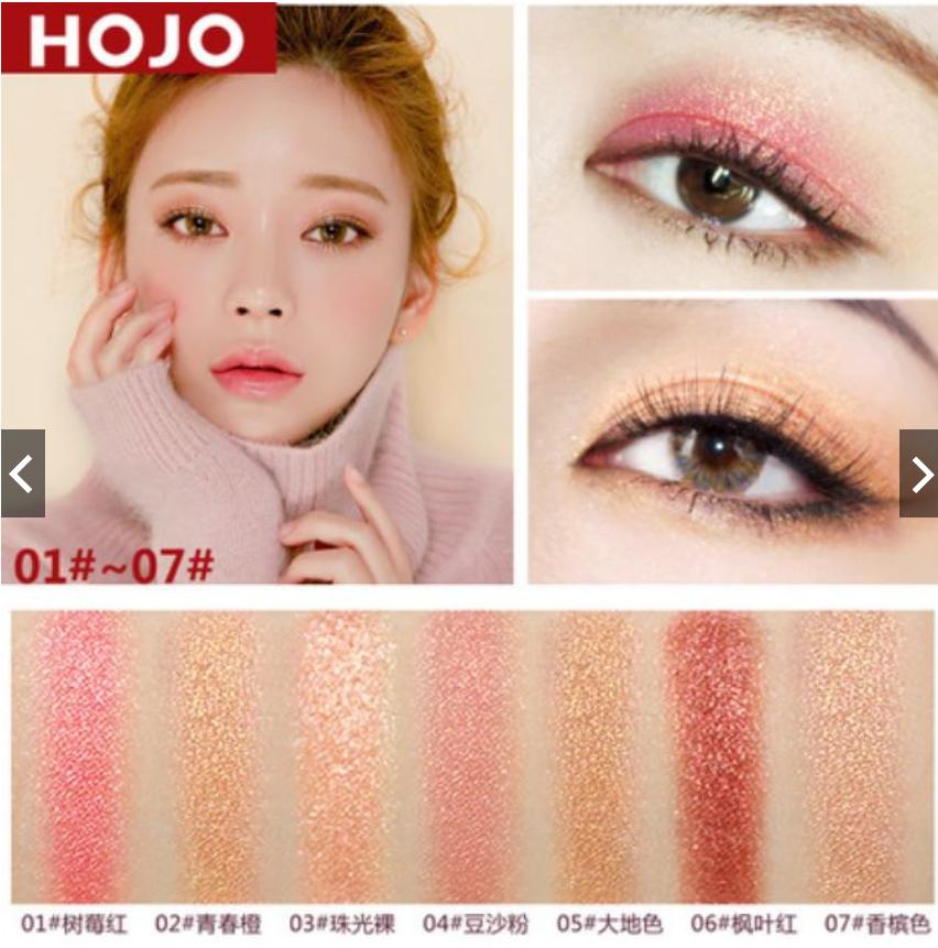 *มีทุกเบอร์ ส่งได้ทันที* Novo HOJO eyeshadow HOJO อายแชโดว์ รุ่นนี้ฮิตมาก ปาดทีเดียวสีชัด ติดทน กันน้ำ คุ้มค่าเกินราคา HOJO แบรนด์น้องใหม่จาก novo