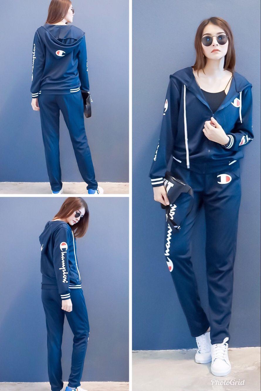 Champion New Fashion casual comfort Women One Set เป็นชุด Champion New Fashion casual comfort Women One Set เป็นชุด