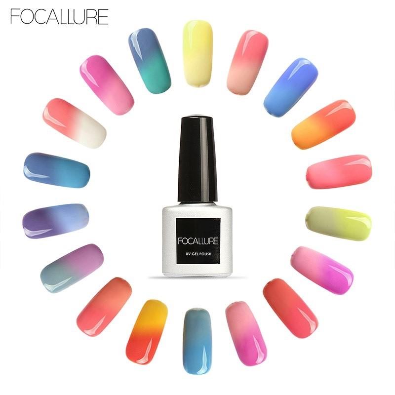 สีทาเล็บเจล Focallure เปลี่ยนอุณหภูมิ Temperature Change เบอร์T01-T30 7ml(ต้องใช้เครื่องอบ) สีทาเล็บเจล Focallure เปลี่ยนอุณหภูมิ Temperature Change เบอร์T01-T30 7ml(ต้องใช้เครื่องอบ)