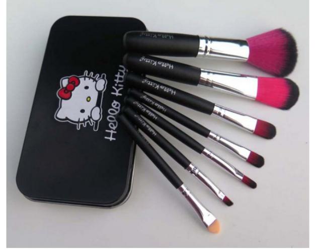 Miss korea fashionแปรงแต่งหน้า Makeup Brush 7ชิ้น (black)
