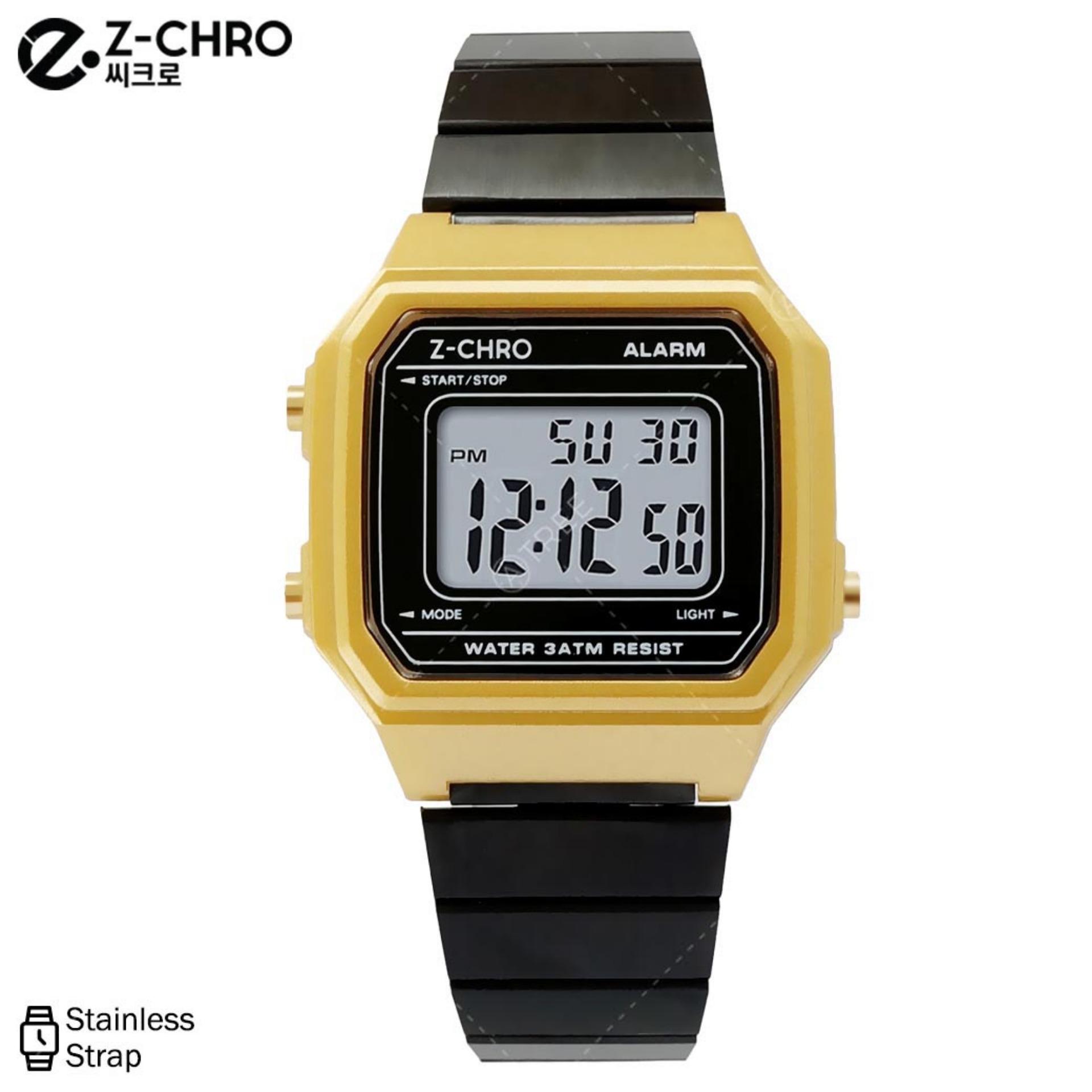 Z-CHRO แท้ 100% นาฬิกาข้อมือ แถมฟรีกล่องเหล็ก สไตล์ Casual Bussiness สายแสตนเลสแท้ ฟังก์ชั่น แสดงเวลาแบบ 24H ตั้งปลุก จับเวลา ไฟ LED กันน้ำ พร้อมกล่องแบรนด์ Z-CHRO รุ่น ZC-W71802 Z-CHRO แท้ 100% นาฬิกาข้อมือ แถมฟรีกล่องเหล็ก สไตล์ Casual Bussiness สายแสตนเลสแท้ ฟังก์ชั่น แสดงเวลาแบบ 24H ตั้งปลุก จับเวลา ไฟ LED กันน้ำ พร้อมกล่องแบรนด์ Z-CHRO รุ่น ZC-W71802