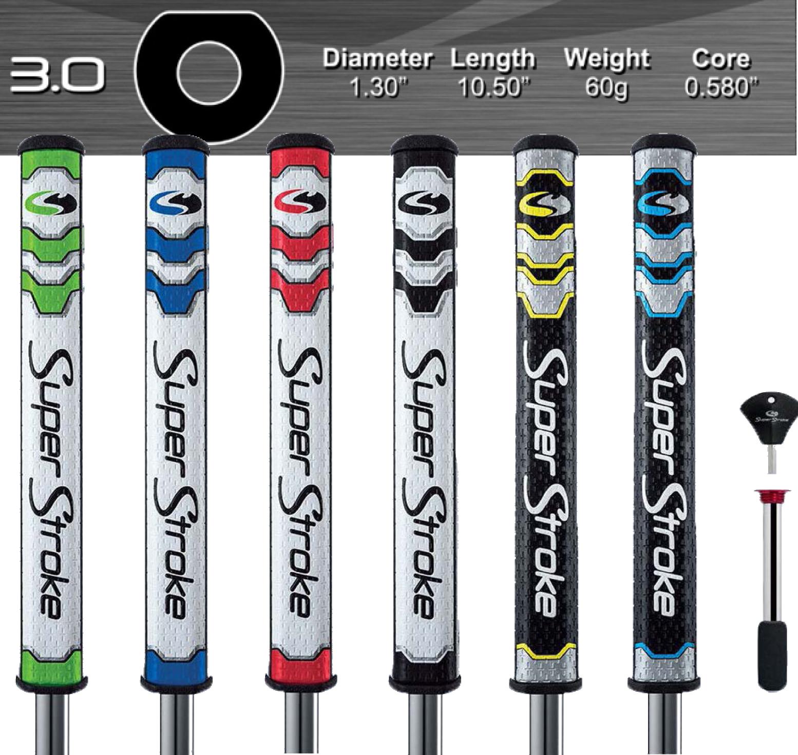 PGM Golf Grip 3.0 Slim with Counter Weight Many colors available