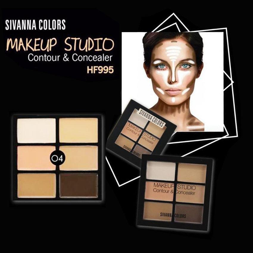 Sivanna Colors MakeUp Studio Contour & Concealer HF995 ซีเวียน่า คอนทัวร์ และ คอนซีลเลอร์