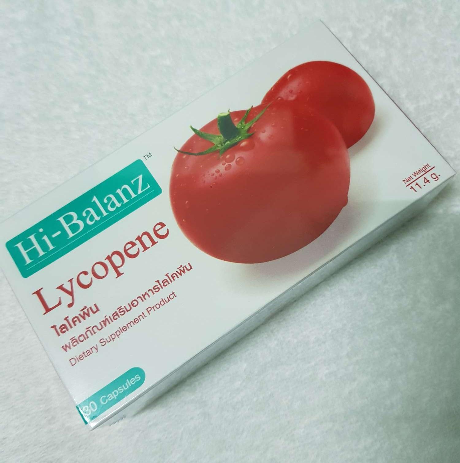 ตัวนี้ส่งฟรี Hi Balanz Lycopene (สูตรมะเขือ) 30 เม็ด